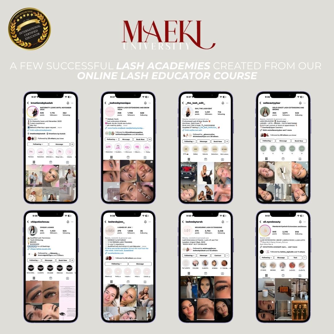 Online Lash Educator Course