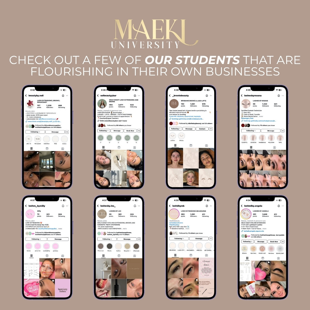 2 Day In-Person Lash Course - GOLD COAST